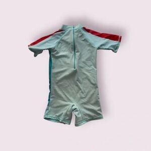 Baby Blue Dinosaur Swimsuit